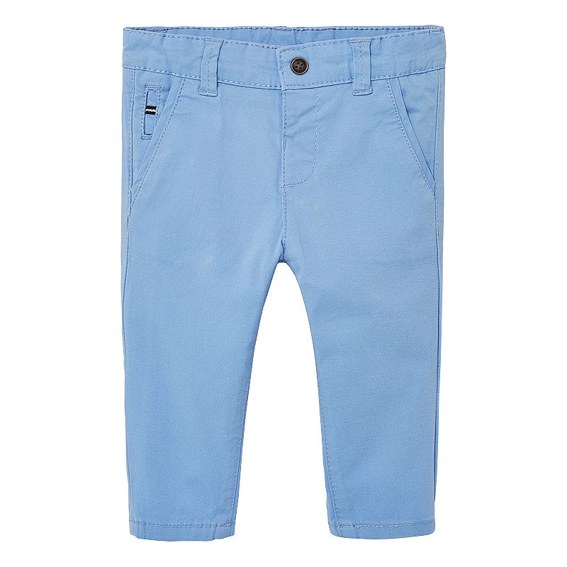 Pantaloni lungi bleu basic slim fit bebe  18 luni, [],bestfam.ro