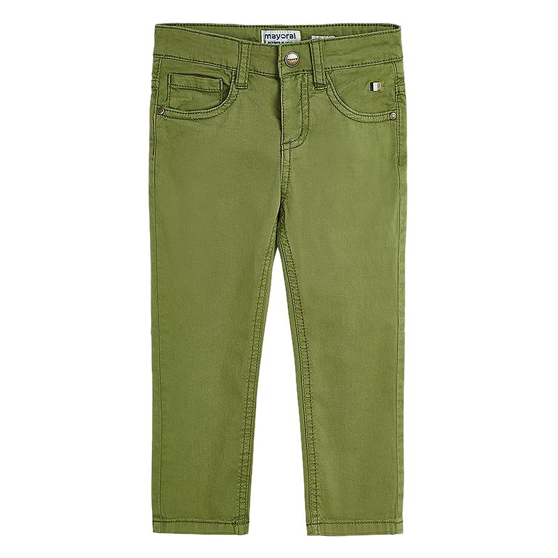 Pantaloni lungi - Clasici slim fit - verde - Mayoral , [],bestfam.ro