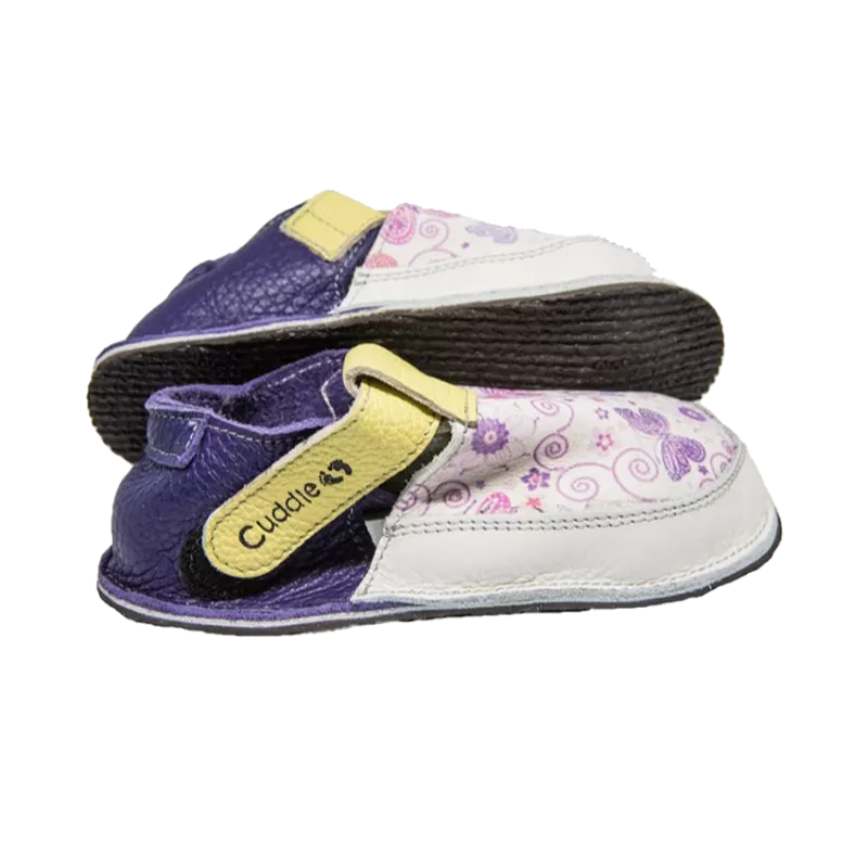 Pantofi - Butterflies - Alb - Cuddle Shoes , [],bestfam.ro