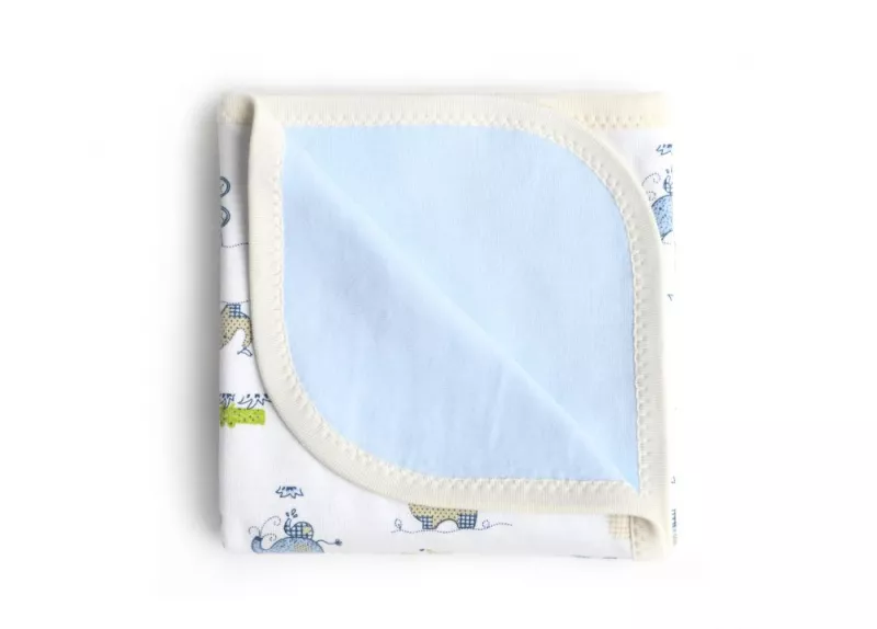 Paturica dubla - Powder Me in Blue - Buva, [],bestfam.ro