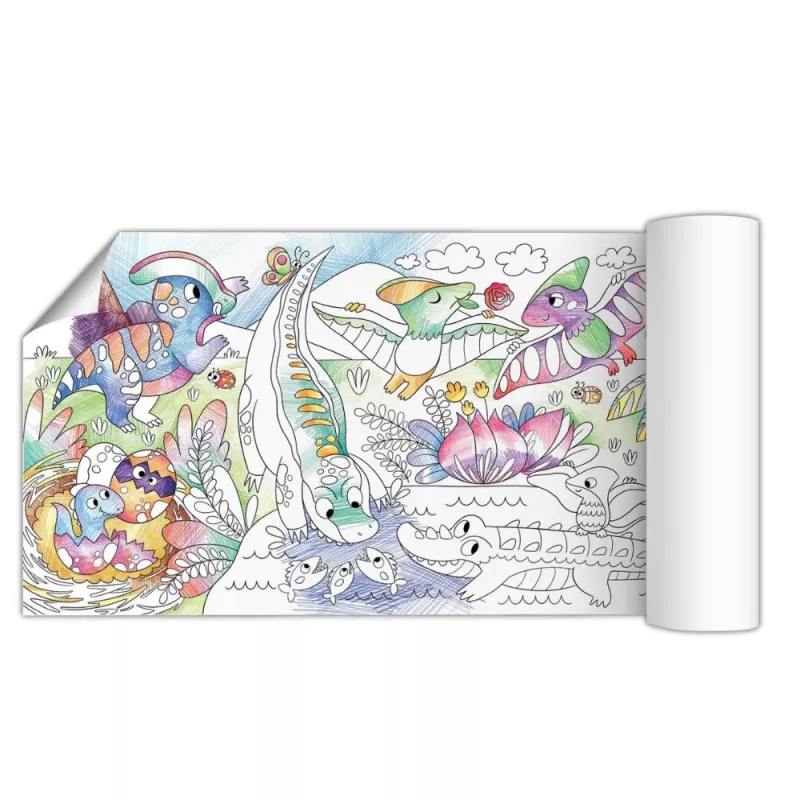 Poster de colorat - Dinozauri, [],bestfam.ro