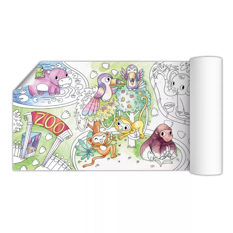 Poster de colorat - La Zoo, [],bestfam.ro