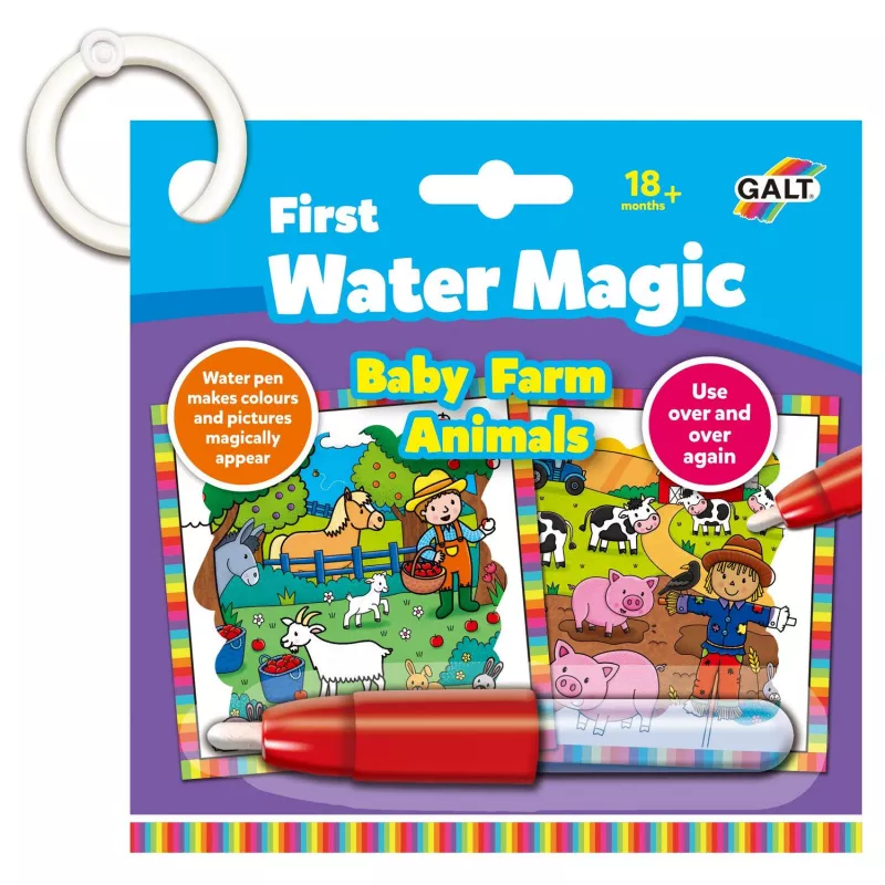 Prima mea carticica Water Magic - Animalutele de la ferma, [],bestfam.ro