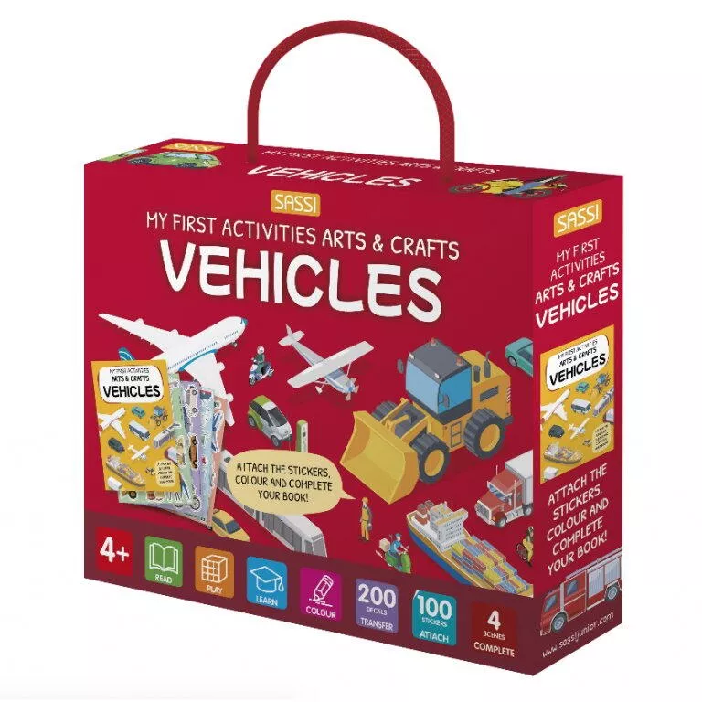 Primul set de arta & lucru manual - Vehicule, [],bestfam.ro