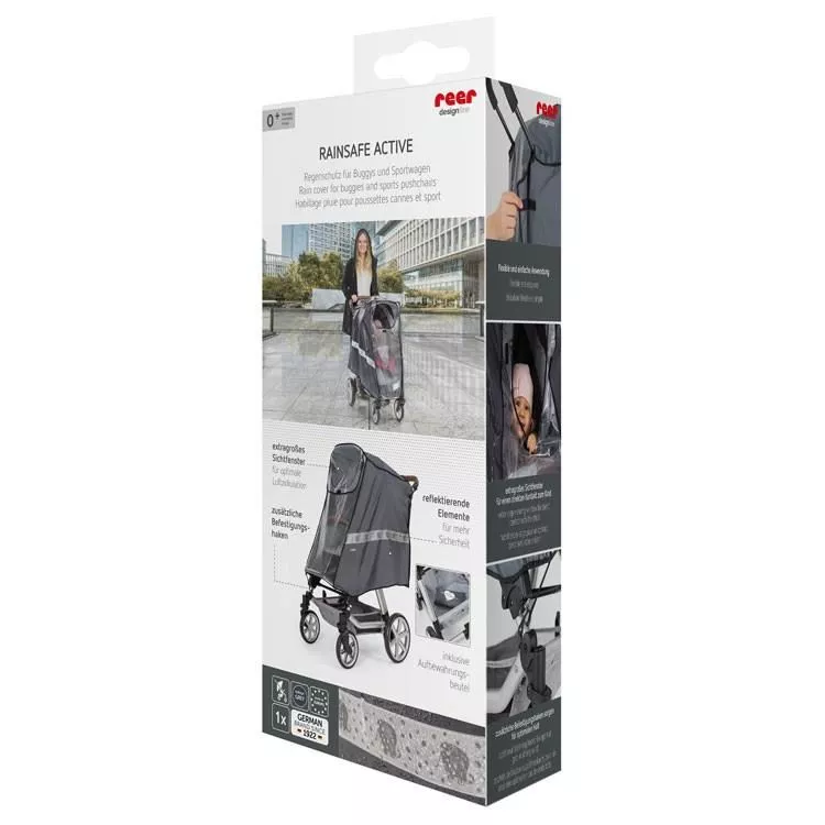 Protectie de ploaie pentru carucioare sport RainSafe Active REER 84041, [],bestfam.ro