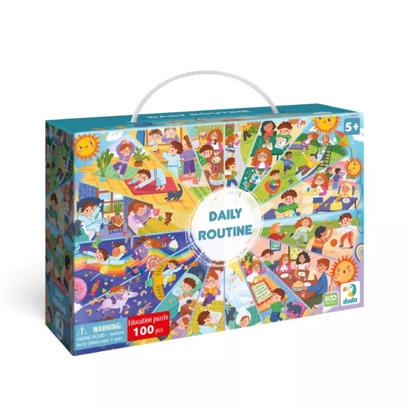 Puzzle - Activitatile zilnice (100 piese), [],bestfam.ro