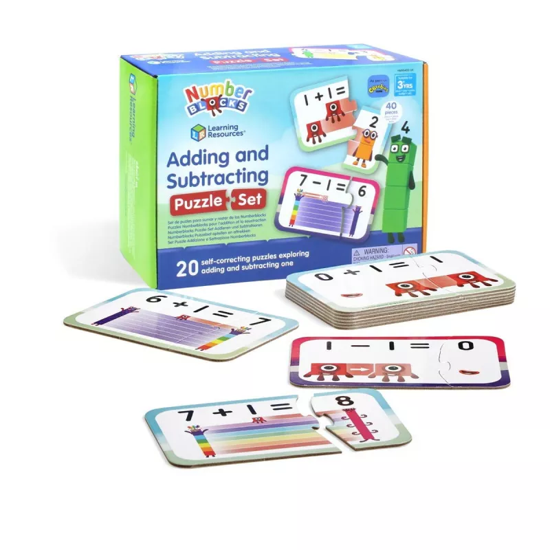 Puzzle - Adunari si scaderi 1-10 - Numberblocks, [],bestfam.ro