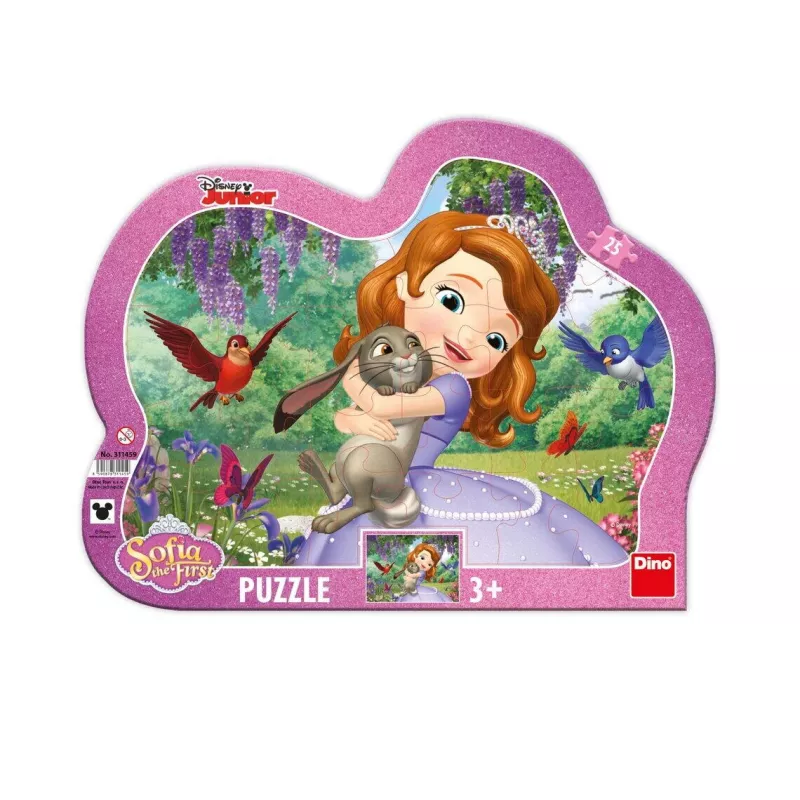 Puzzle cu rama - Printesa Sofia si prietenii (25 piese), [],bestfam.ro