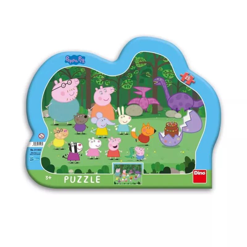 Puzzle cu rama - Peppa Pig (25 piese), [],bestfam.ro