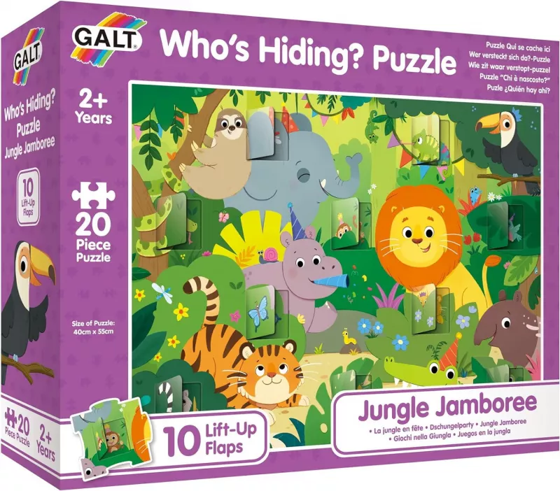 Puzzle deschide ferestrele - Jungla ( 20 piese), [],bestfam.ro