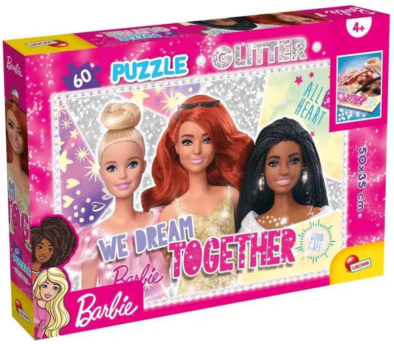 Puzzle GLITTER Barbie - SELFIE (60 de piese), [],bestfam.ro