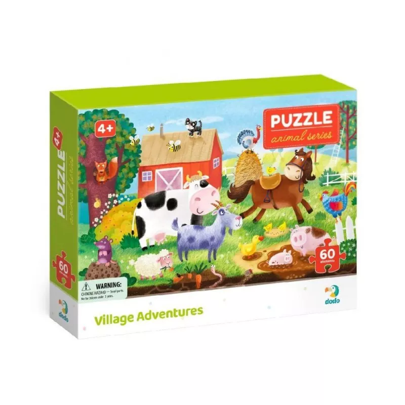 Puzzle - Peripetii la ferma (60 piese), [],bestfam.ro
