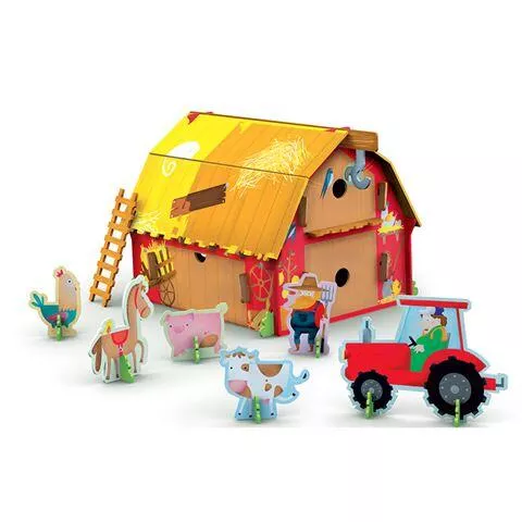 Puzzle 3D - Ferma vesela, [],bestfam.ro