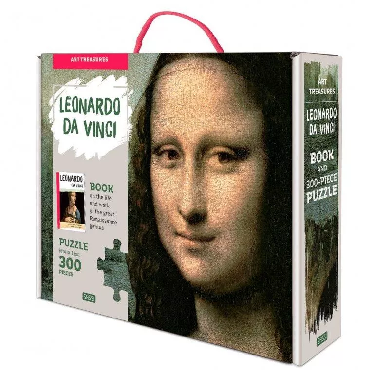 Puzzle Mona Lisa (300 piese+carte), [],bestfam.ro