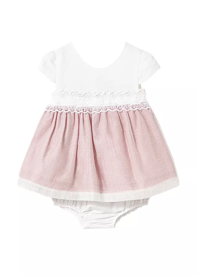 Rochie + chilotei - Roz - Mayoral  4-6 luni, [],bestfam.ro