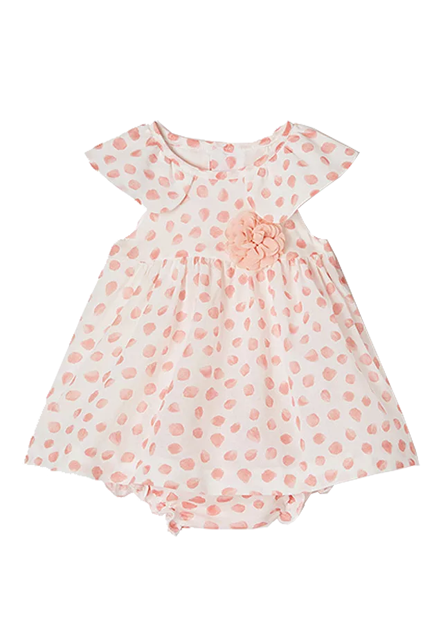 Rochie + chilotel - Petale flori - Mayoral 4-6 luni, [],bestfam.ro
