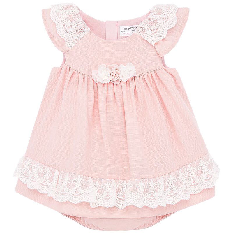 Rochie ceremonie cu chilotei - 3 Trandafiri - corai - Mayoral, [],bestfam.ro