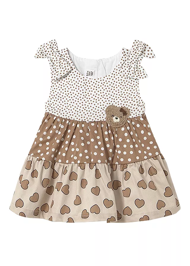 Rochie combinata - volane - Mayoral 18 luni, [],bestfam.ro