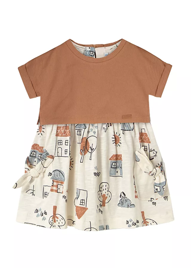 Rochie cu top - imprimeu - Mayoral 3 ani, [],bestfam.ro