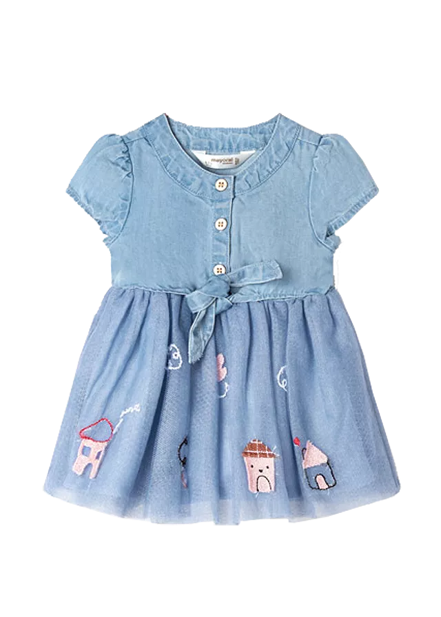 Rochie cu tul - Mayoral 18 luni, [],bestfam.ro