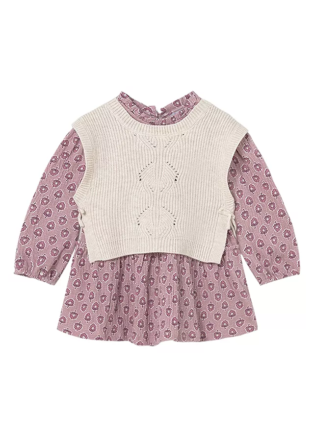 Rochie cu vesta tricotata - Mayoral 4 ani, [],bestfam.ro