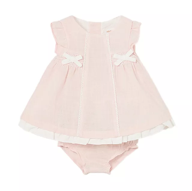 Rochie fronseuri - nude - Mayoral       , [],bestfam.ro