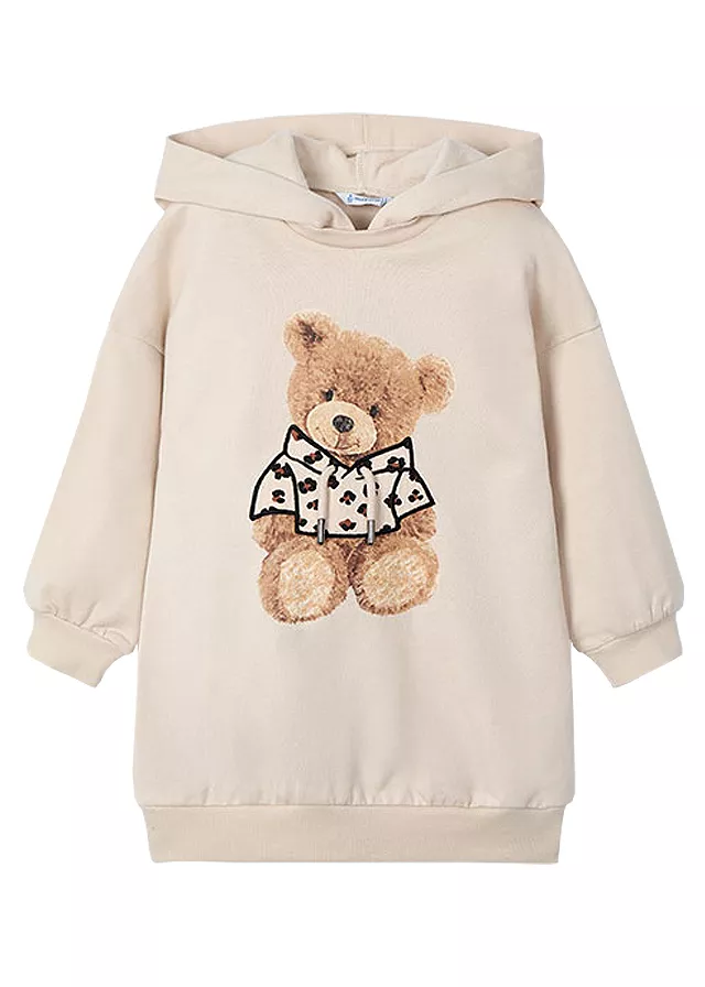 Rochie hanorac cu gluga - crem - Mayoral  8 ani, [],bestfam.ro