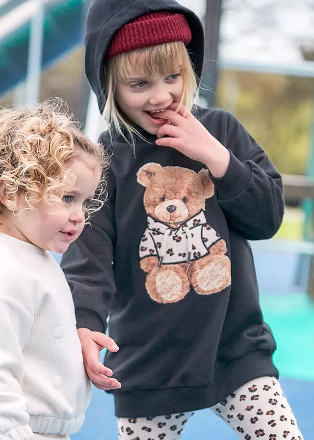 Rochie hanorac cu gluga - negru - Mayoral  9 ani, [],bestfam.ro