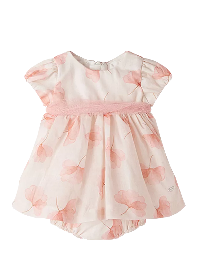 Rochie imprimeu floral + chilotei - Mayoral  4-6 luni, [],bestfam.ro