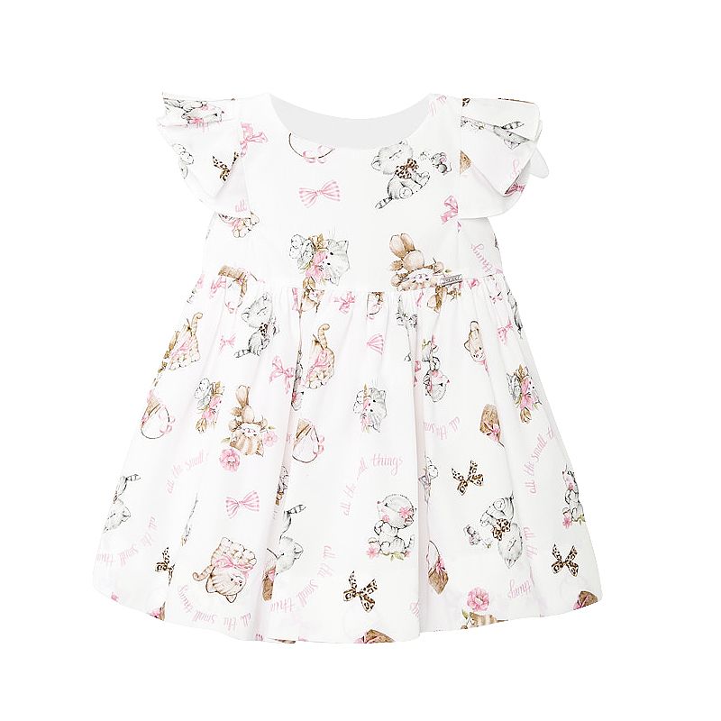 Rochie imprimeu - Pisicute - Mayoral, [],bestfam.ro