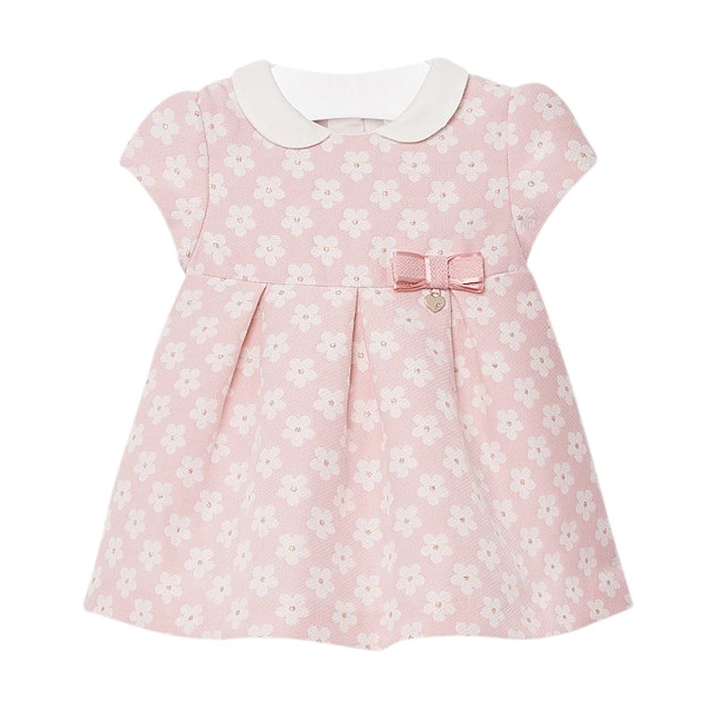 Rochie jacquard - Roz - Mayoral, [],bestfam.ro