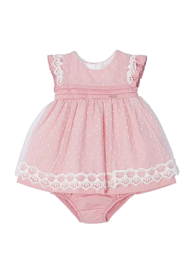 Rochie muselina + chilotei - Corai - Mayoral 12 luni, [],bestfam.ro