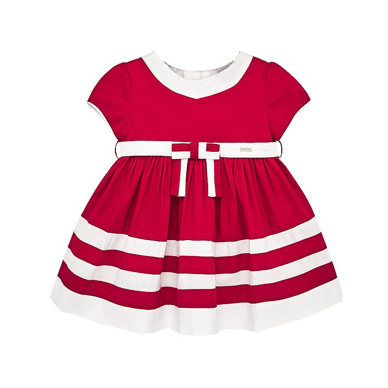 Rochie satin bicolor 18 luni, [],bestfam.ro