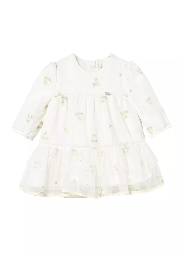 Rochie tul - ecru - Mayoral  4-6 luni, [],bestfam.ro