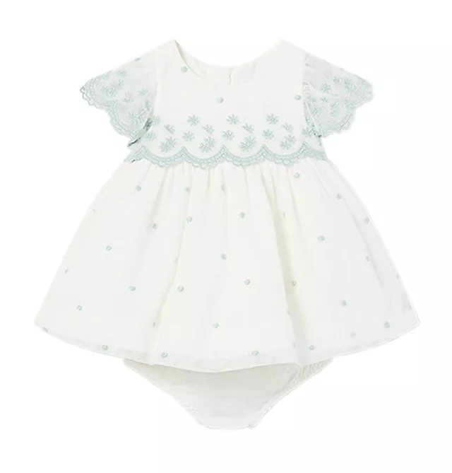 Rochie tul brodat - galben bej/vernil - Mayoral       , [],bestfam.ro