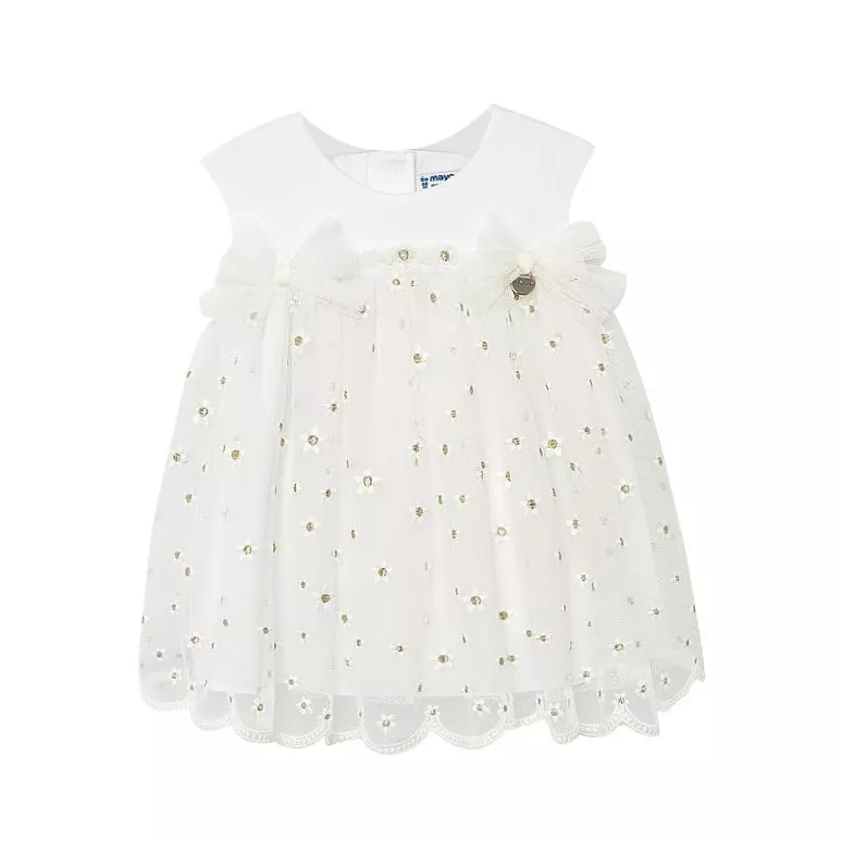 Rochie tul broderie - Floricele - Mayoral, [],bestfam.ro