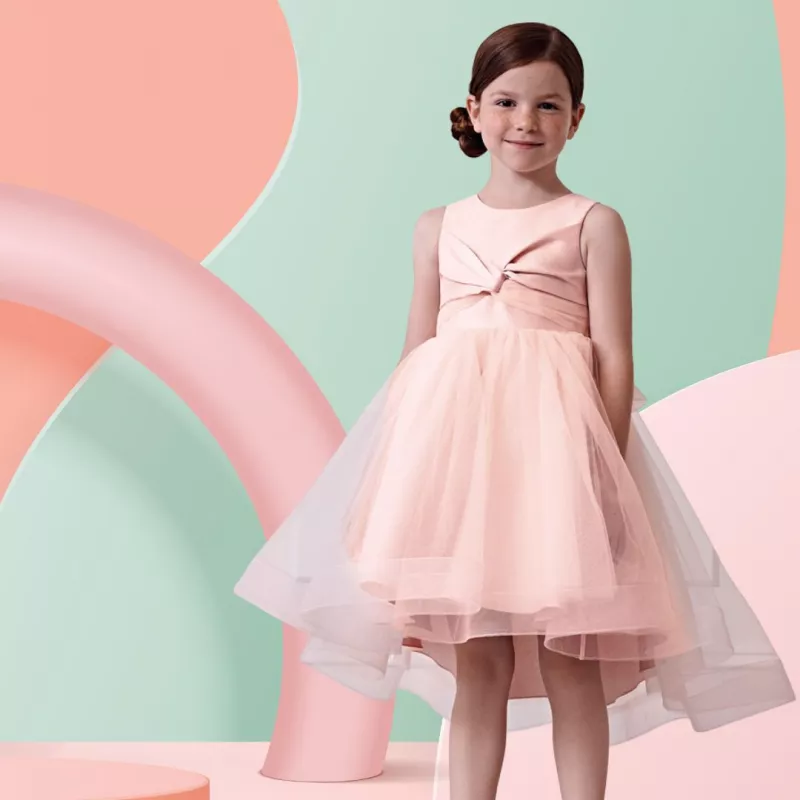 Rochie Tul  roz - Abel&lula   6 ani, [],bestfam.ro