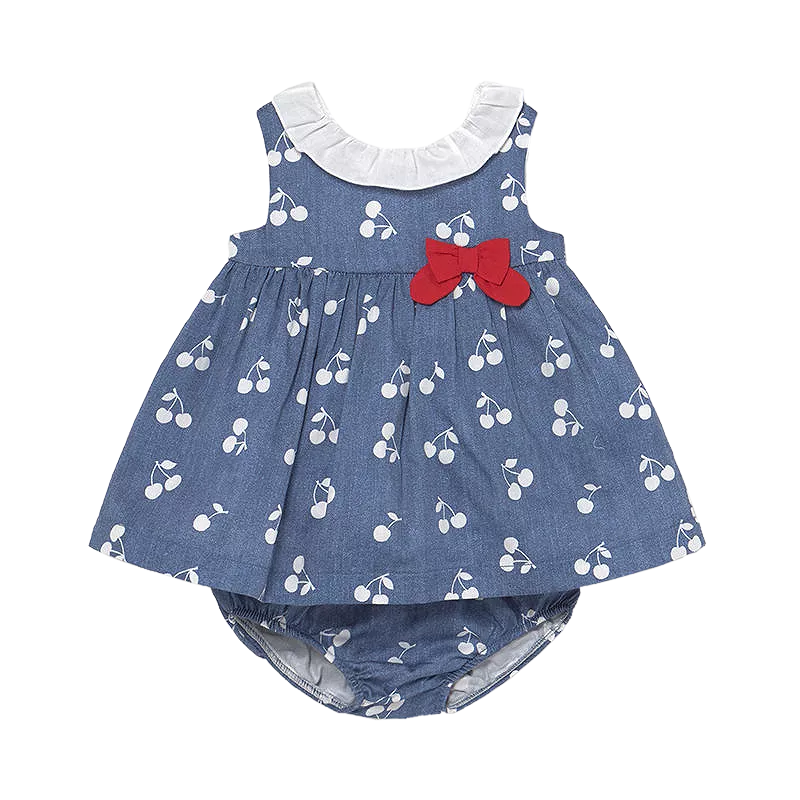 Rochie cu chilotei - indigo - Mayoral  2-4 luni, [],bestfam.ro