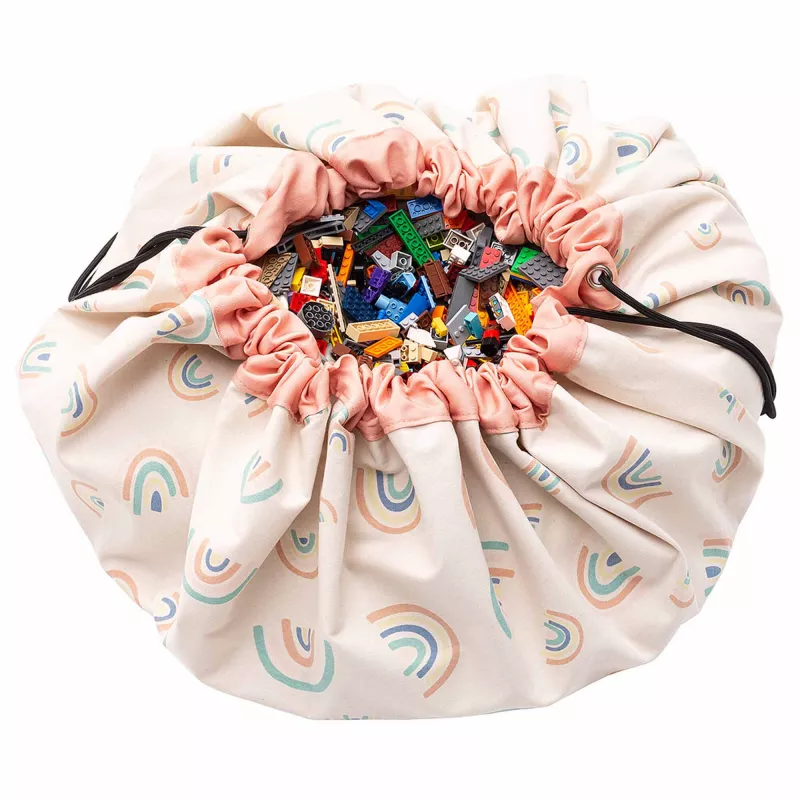 Sac depozitare jucarii Curcubeu - Play&go , [],bestfam.ro