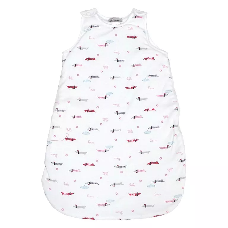 Sac de dormit imprimeu Catelusi 3-12 luni, [],bestfam.ro