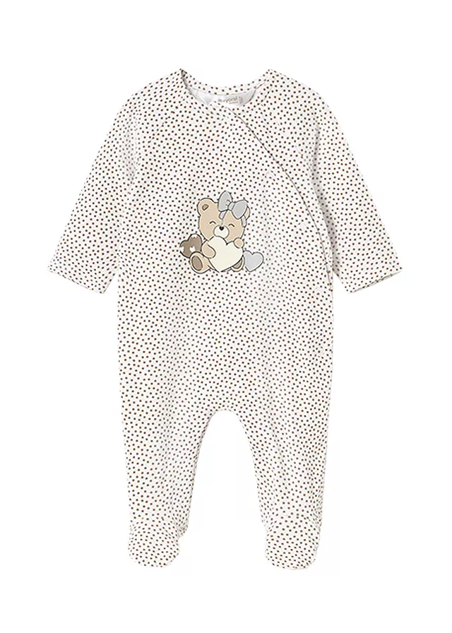 Salopeta (pijama) cu botosi - ursulet - Mayoral   , [],bestfam.ro