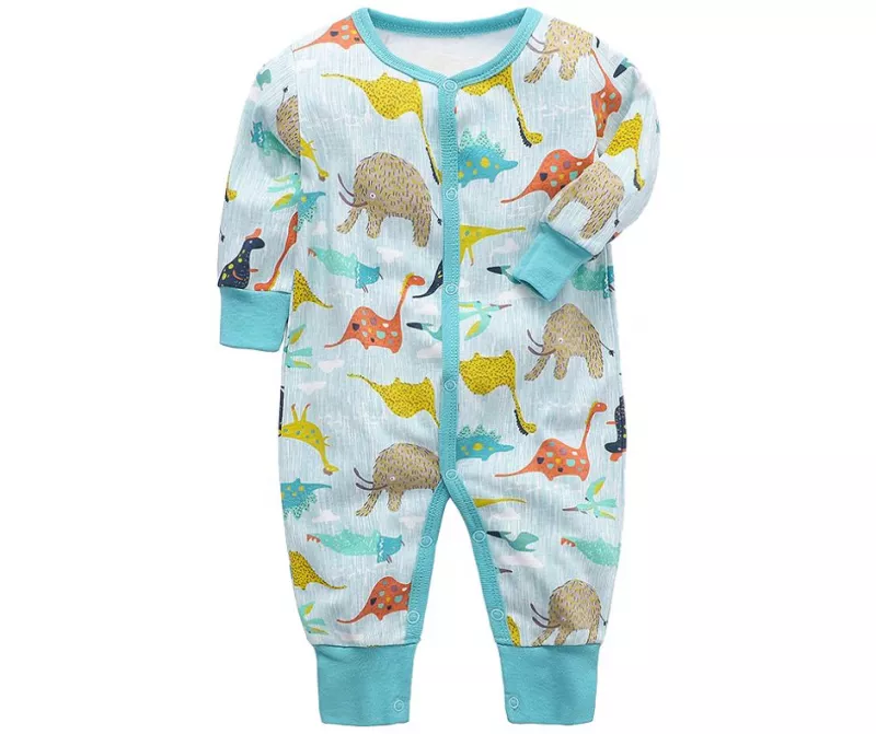 Salopeta (pijama) cu capse - Animale preistorice - Easymon 12 luni, [],bestfam.ro