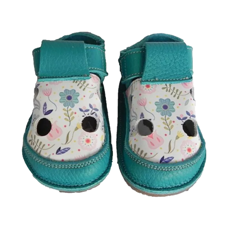 Sandale - Blossom - Verde - Cuddle Shoes, [],bestfam.ro