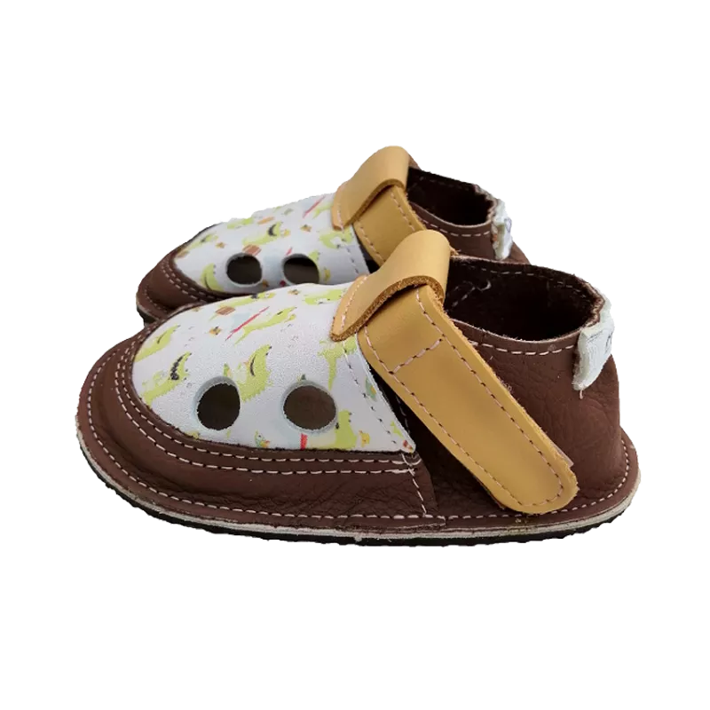 Sandale - Crocodile - Maro - Cuddle Shoes, [],bestfam.ro