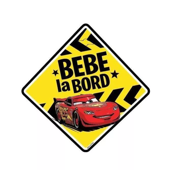 Semn auto Bebe la Bord - Cars SEV9621, [],bestfam.ro
