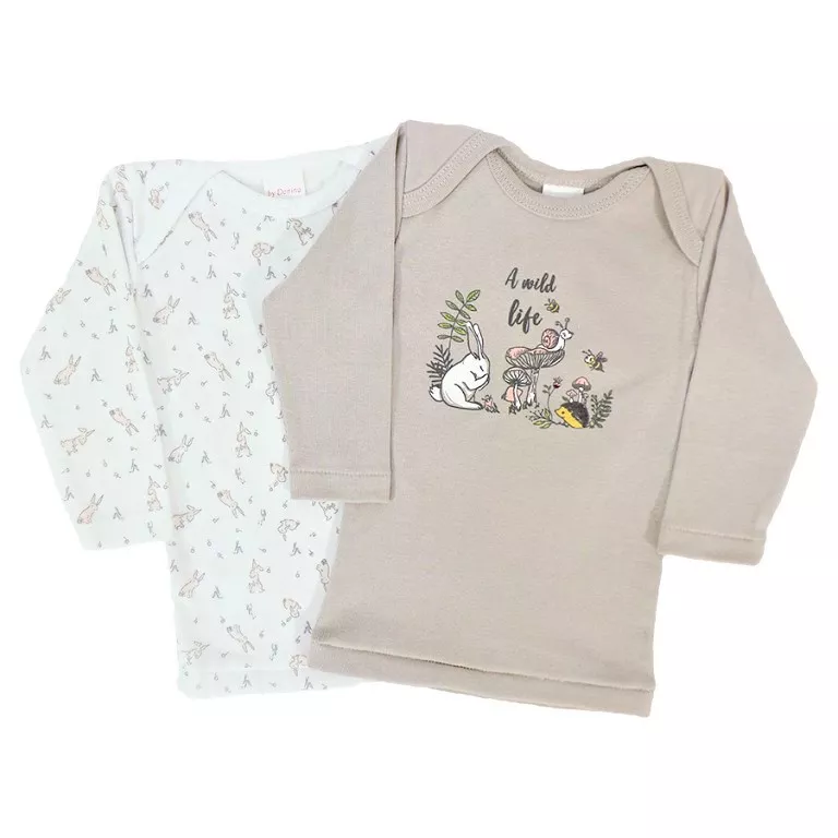 Set 2 bluze cu maneca lunga  unisex A wild life 2 ani, [],bestfam.ro