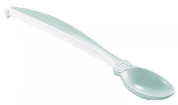 Set 2 lingurite cu varf moale - Celadon green - Thermobaby, [],bestfam.ro