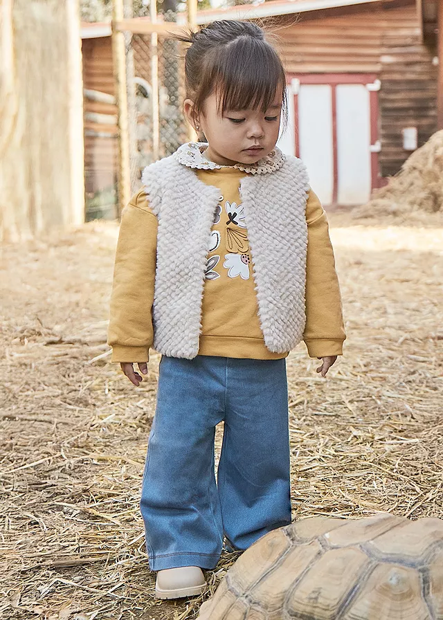 Set 2 piese - Bluza + blugi - galben/albastru - Mayoral  4 ani, [],bestfam.ro