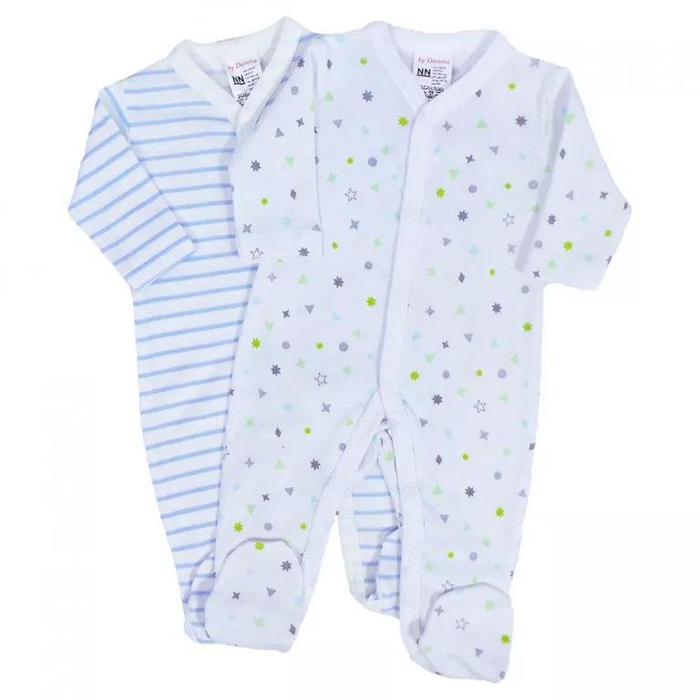 Set 2 salopete bebe baiat Stelute si linii, [],bestfam.ro