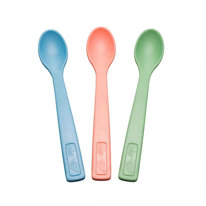Set 3 lingurite pentru bebelusi nip Eat Green 37066, [],bestfam.ro